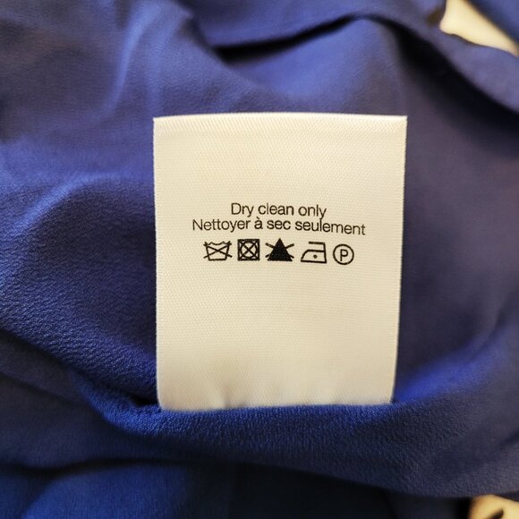 Veronica Beard Mclean Silk Blend Faux Wrap Midi Dress - Picture 8 of 8